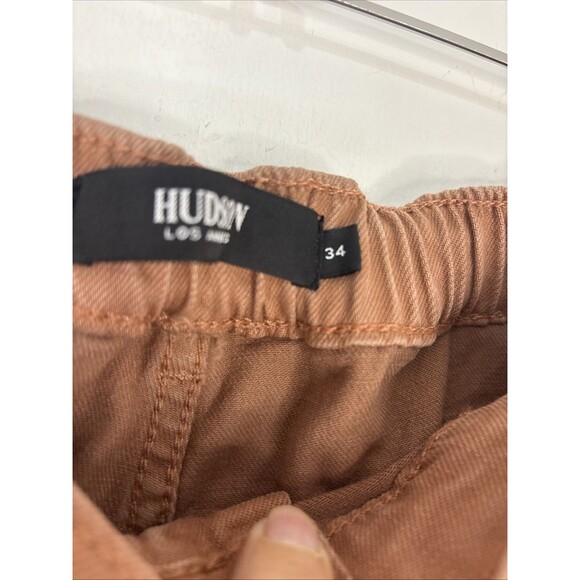 Hudson Women’s Remi High-Rise Elastic Waist Straight Ankle Jean Bronzed Talla 34 - Picture 12 of 12